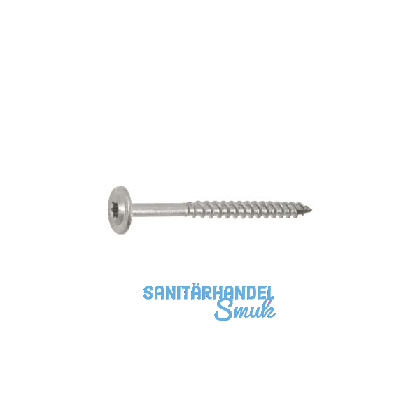 S&P Holzbauschraube Tellerkopf 6.0x 70 Teilgewinde Torx 25 Edelstahl A2