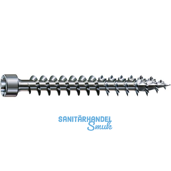 SPAX Holzbauschraube Zylinderkopf 6.0x100 VG Torx 30 Wirox-Silber mit Bewertung