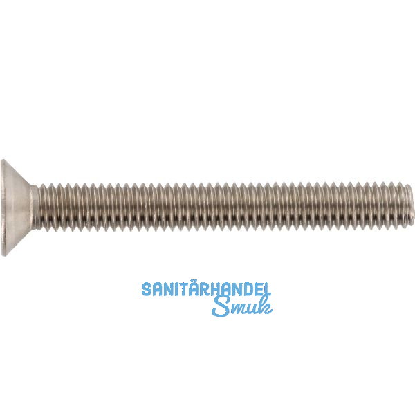 Senkkopf-Sicherheitsschraube M 5x50 mit TX25 und PIN - Edelstahl A2