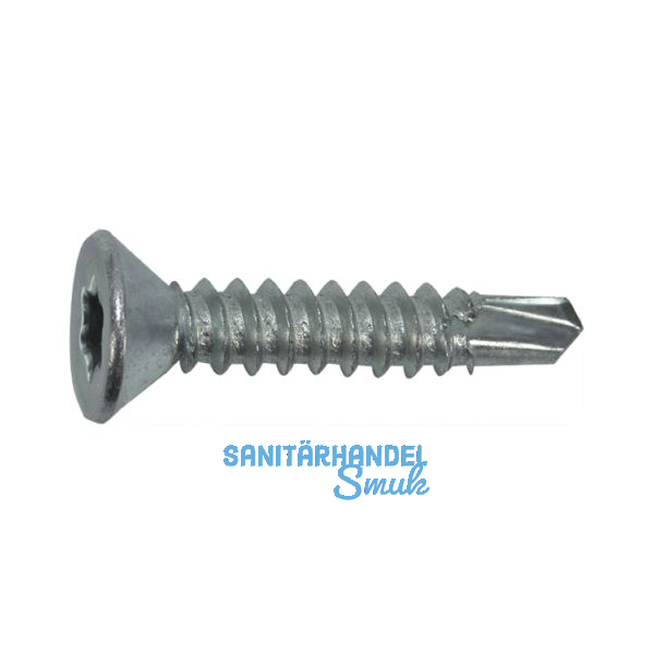 DIN7504O 3.5x 16 Torx15 verzinkt Senkkopf-Bohrschraube