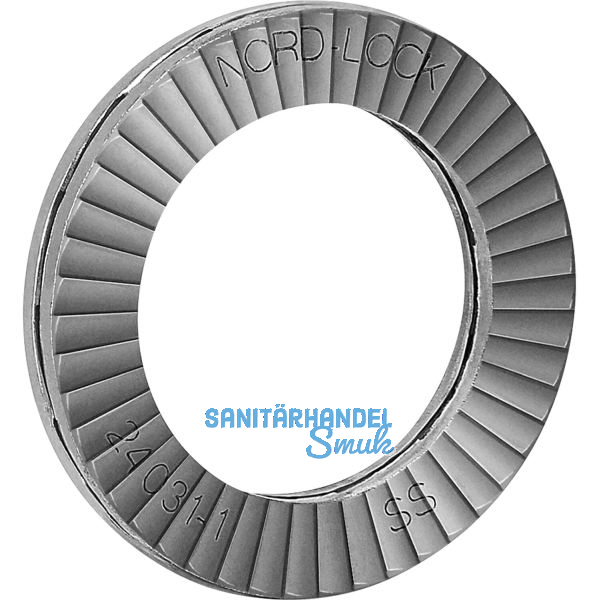 NORD-LOCK Keilsicherungsscheiben NL12ss Edelstahl A4, nach DIN25201