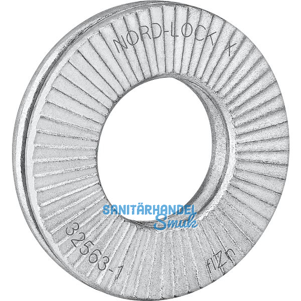 NORD-LOCK Keilsicherungsscheiben NLX12sp zinklamellenbeschichtet, nach DIN25201