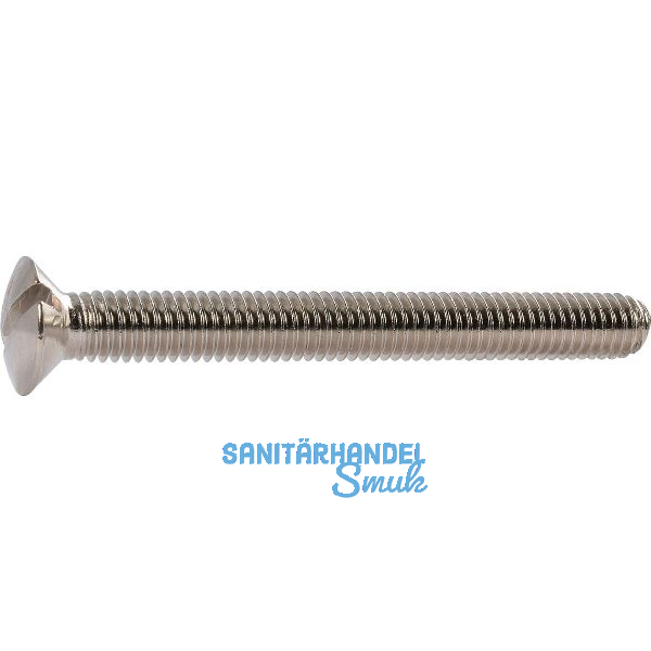 DIN964A M 5X 70 Messing vernickelt Linsenschraube