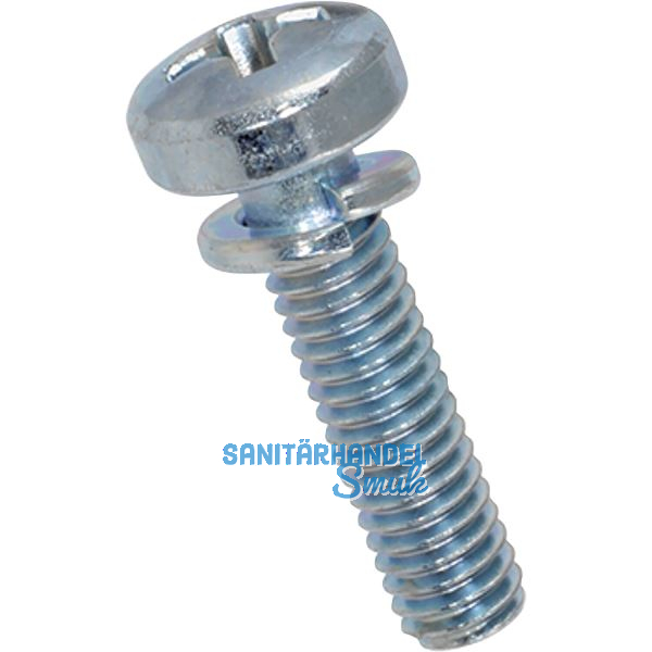 ~ISO7045 4.8 M 3x 8 Phillips Kreuzschlitz verzinkt Linsenschraube (DIN7985B)