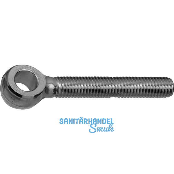 DIN444 LB 4.6 M24x150 verzinkt Augenschraube mit Gewinde bis Kopf