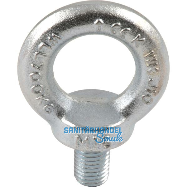 DIN580 M36 verzinkt Ringschraube mit CE Kennzeichnung