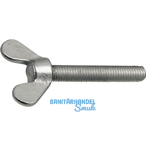 DIN316 M 5x 30 verzinkt Fl�gelschraube - Kopf aus Temperguss