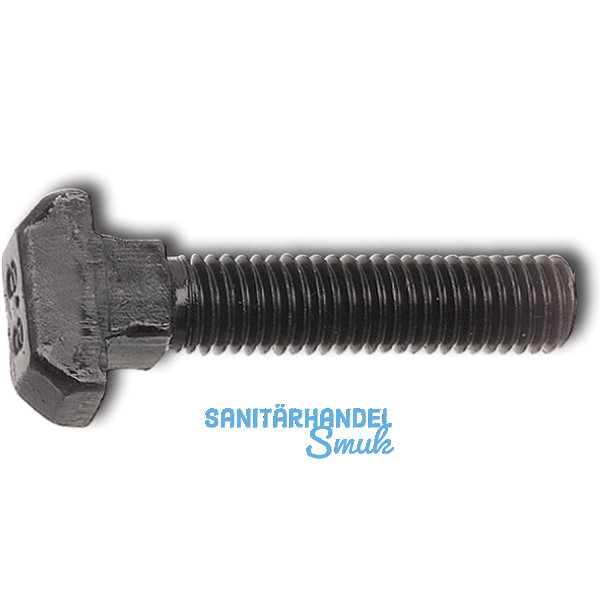 DIN186B 8.8 M 6x 20 blank Hammerschraube mit Vierkant und langem Gewinde