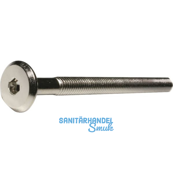 Flachkopfschraube M6x 50 G�te 4.8 verzinkt mit ISK SW 4