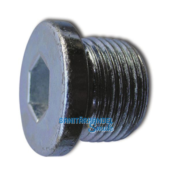 DIN908 5.8 M16x1.5 blank Verschlussschraube zylindrisches, metr. Feingewinde