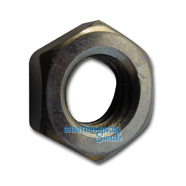 DIN936/17H M16x1.5 blank flache Feingewinde-Sechskantmutter