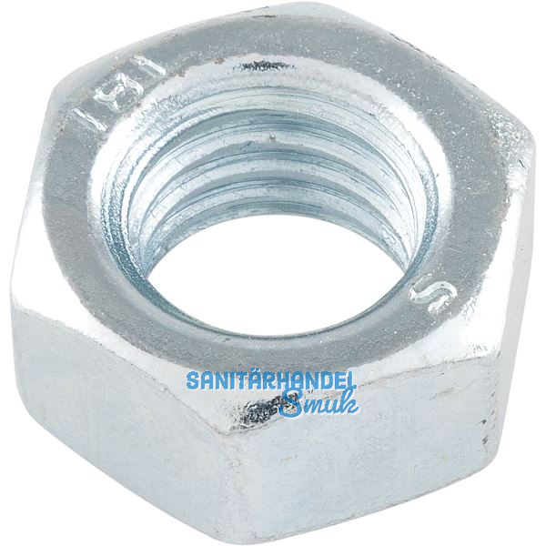 ISO8673/ 8 M24x1.5 verzinkt Feingewinde-Sechskantmutter
