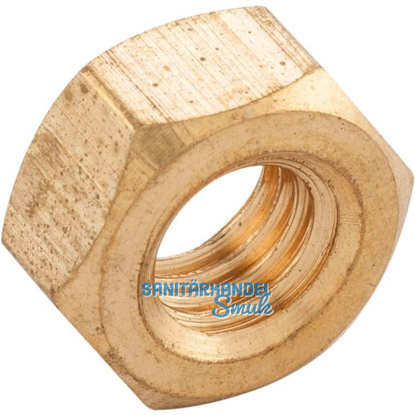 ISO4032 M24 Messing blank Sechskantmutter