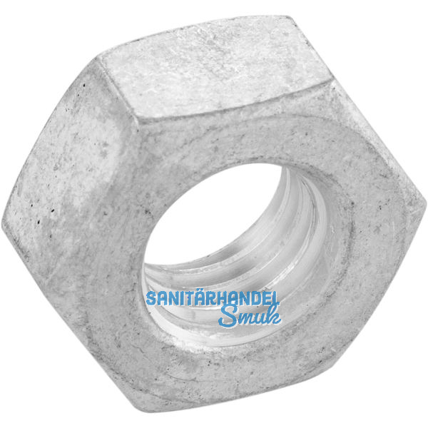 ISO4032 M 6 Aluminium blank Sechskantmutter