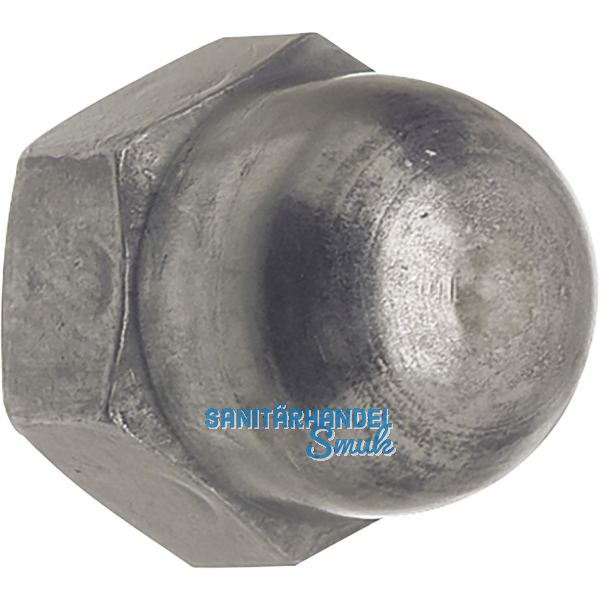 DIN1587/ 6 M10 blank Hutmutter hohe Form - Schl�sselweite nach ISO