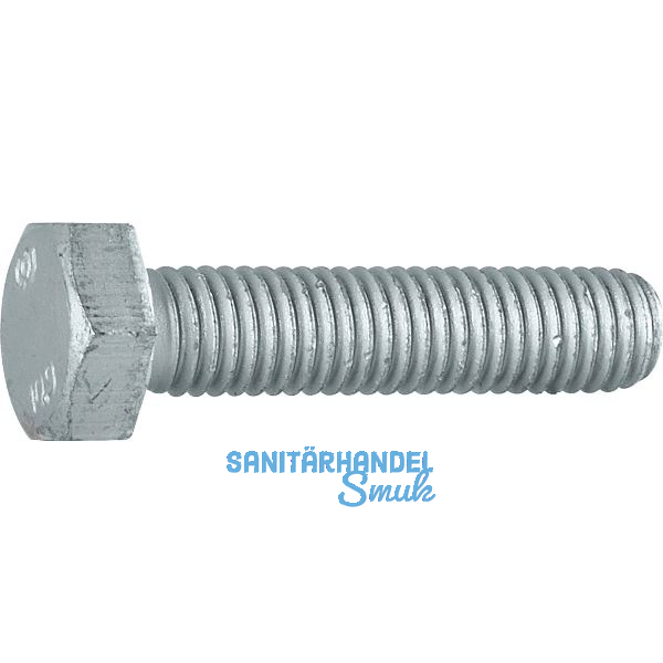 ISO4017 10.9 M12x 20 Zinklamellen besch. Sechskantschraube ohne Schaft