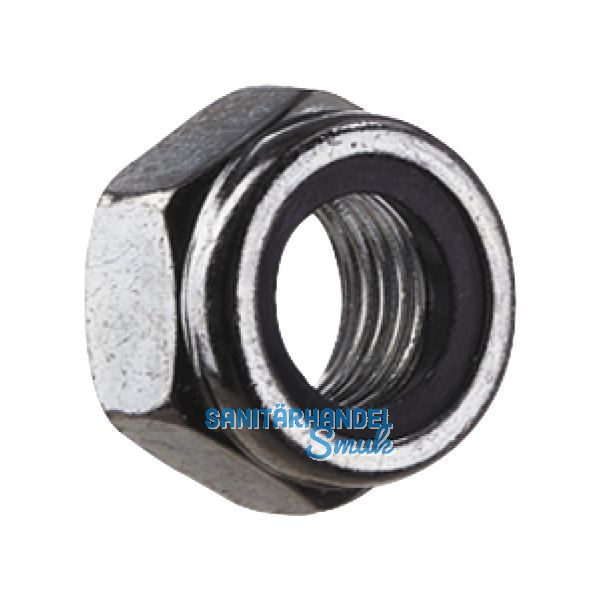 DIN985/ 8 M22x1.5 verzinkt Feingewinde-Sicherungsmutter niedrige Form