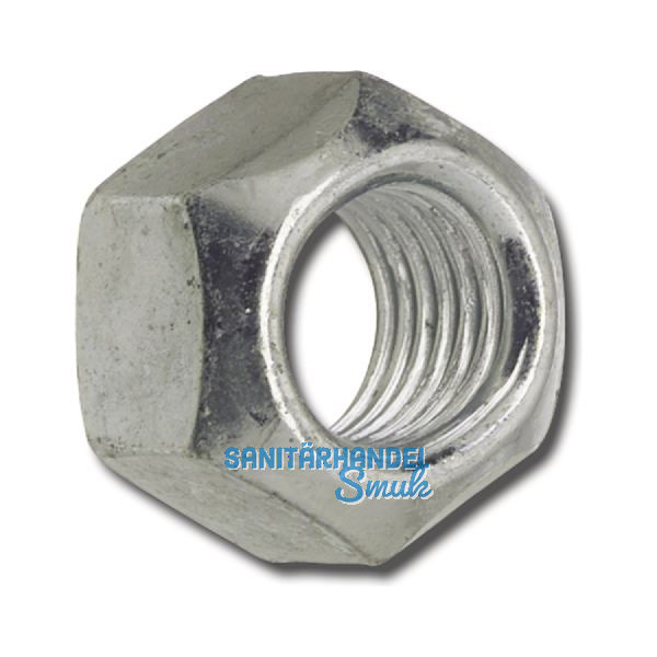 DIN980V/ 8 M12 verzinkt Sicherungsmutter Ganzmetall