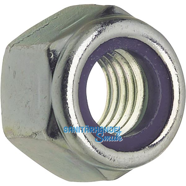 ISO7040 / DIN6924 8 M12 verzinkt Sicherungsmutter hohe Form