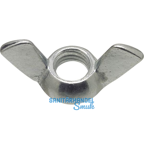 ~DIN315 M 3 verzinkt Fl�gelmutter amerikanische Form aus Stahlblech