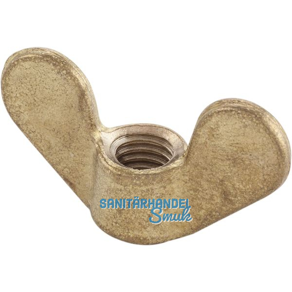 DIN315 M 6 Messing blank Fl�gelmutter