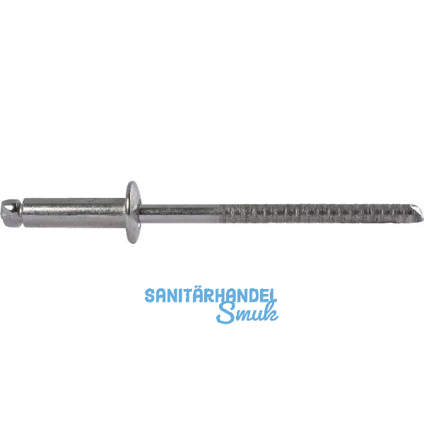 ISO15983 Blindniete Flachkopf 3.2x 6 Edelstahl A4 mit Edelstahldorn A4