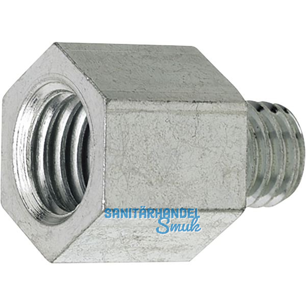 Gewindereduzierst�cke von M16 (Innen) auf M12 (Aussen) verzinkt