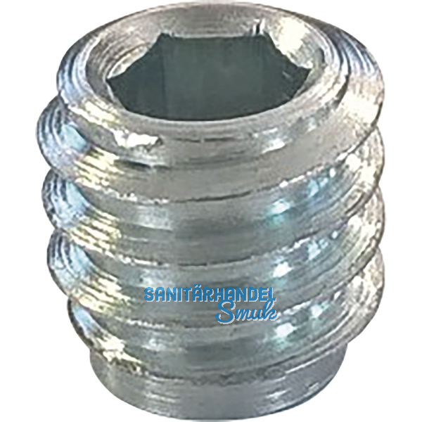 RAMPA Einschraubmuffe TYP SK M10x 40 AD:18,5 verzinkt mit Innensechskant