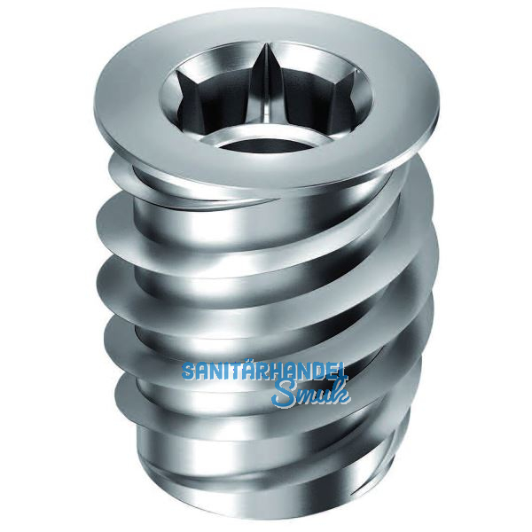 RAMPA Einschraubmuffe TYP SKD330 M 8x 18 AD:14 verzink-blau mit Bund