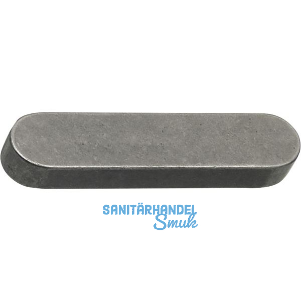 DIN6885A C45K 5x 5x 56 blank Passfeder rundstirnig