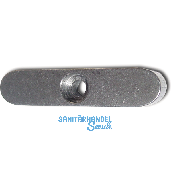 DIN6885C C45K 10x 8x 32 blank Passfeder rundstirnig + Bohrung