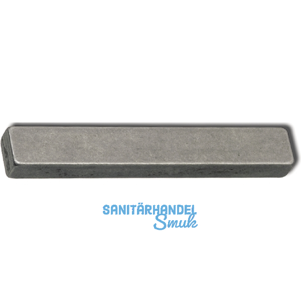 DIN6885B C45K 8x 7x 30 blank Passfeder eckig