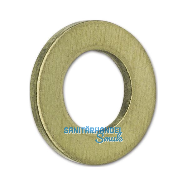 ISO7089 M12 Messing blank Scheibe ohne Fase (~DIN125)