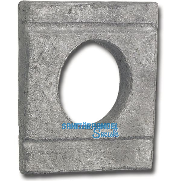 DIN434 M12 feuerverzinkt Scheibe f�r U-Tr�ger Neigung 8 %