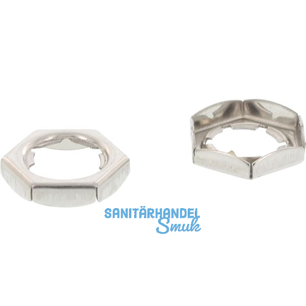 DIN7967 M 6 Edelstahl A4 Sicherungsmutter (Palmutter)