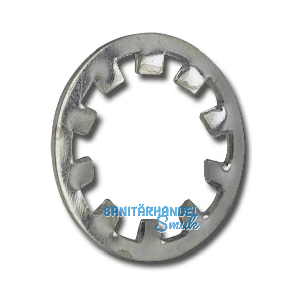 DIN6797I M10 verzinkt Zahnscheibe innengezahnt