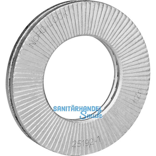 NORD-LOCK Keilsicherungsscheiben NL24sp zinklamellenbeschichtet, nach DIN25201