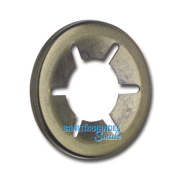 Achsenklemmring ohne Kappe 4 mm Federstahl br�niert