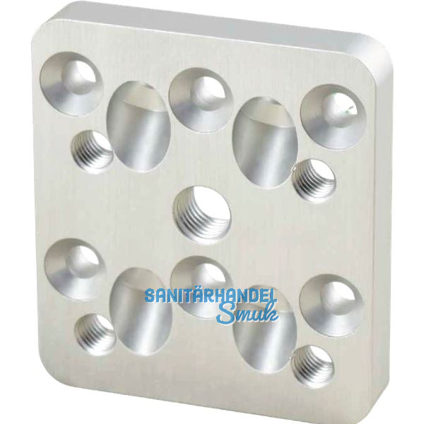 PITZL ISO-Connect 83600.0120 - Universalanschluss Uni 1 - Stahl ZiNiP