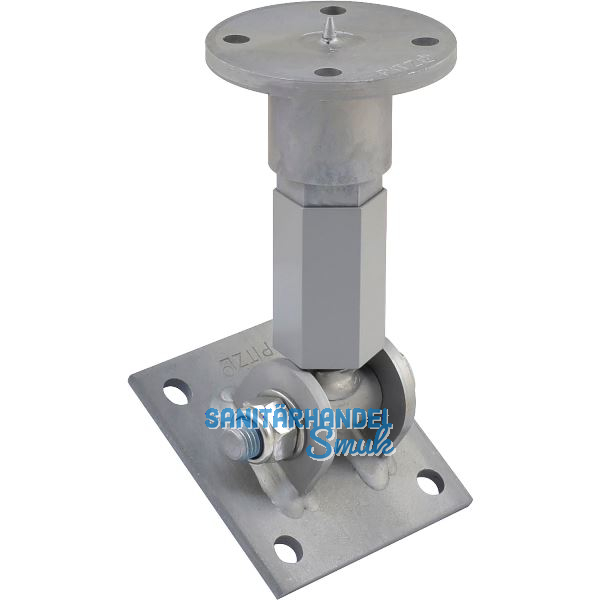PITZL Pfostentr�ger PTP neigbar 10529.7098 ZiNiP beschichtet Stecksystem Z