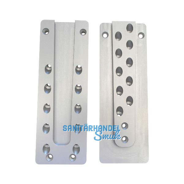 PITZL Schwerlast HVP 120x350x20 mm Aluminium eloxiert