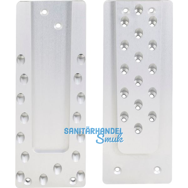 PITZL Schwerlast HVP 140x400x20 mm Aluminium eloxiert