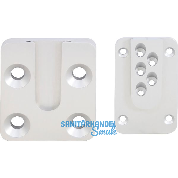 PITZL HVP Betonanschluss 90x100x18 Aluminium eloxiert