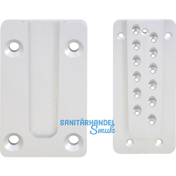 PITZL HVP Betonanschluss 110x180x18 Aluminium eloxiert