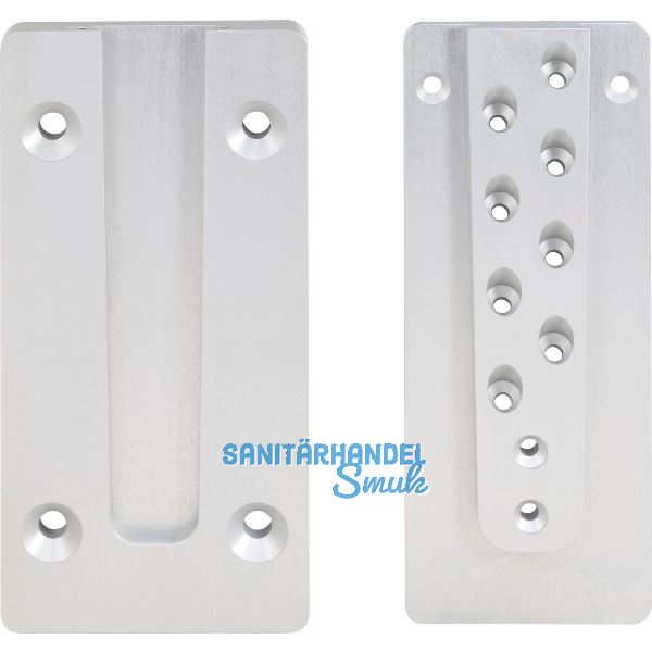 PITZL HVP Betonanschluss 150x300x25 Aluminium eloxiert