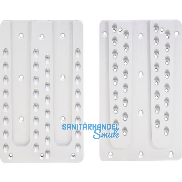 PITZL Doppel HVP 160x220x12 mm Aluminium eloxiert