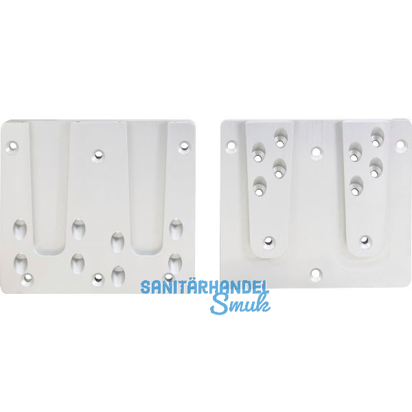 PITZL Doppel HVP 240x200x20 mm Aluminium eloxiert