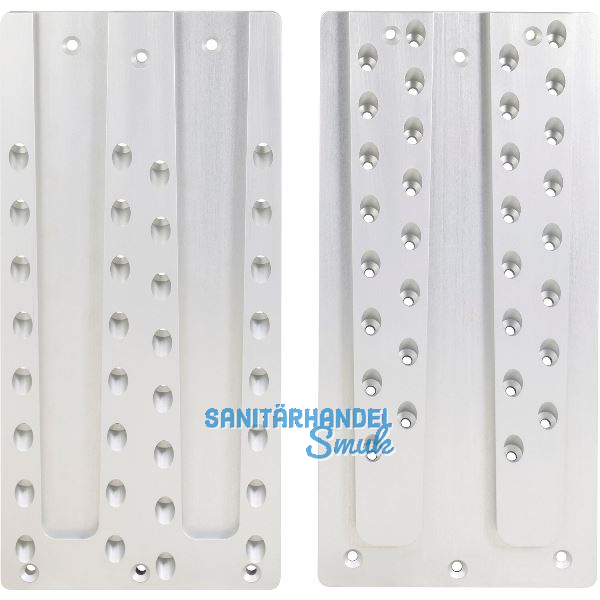 PITZL Doppel HVP 240x500x20 mm Aluminium eloxiert