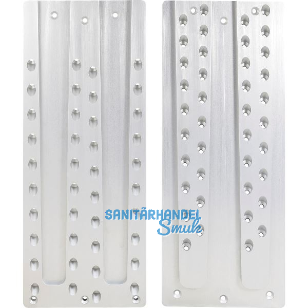 PITZL Doppel HVP 240x600x20 mm Aluminium eloxiert