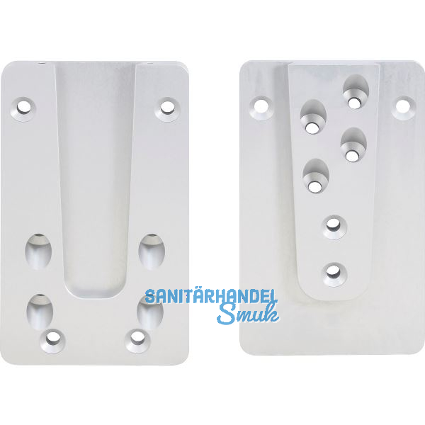 PITZL Schwerlast HVP 120x200x20 mm Aluminium eloxiert